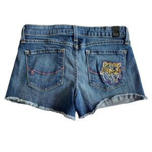 OCJ PREMIUM COLLECTION APPAREL BACK EMBROIDERY SHORT‎ JEAN SHORTS size 26